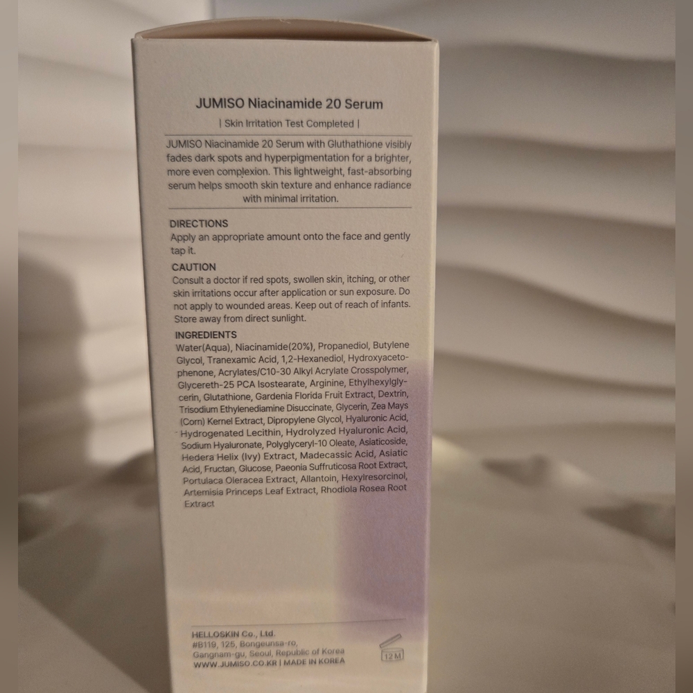 Jumiso Niacinamide 20 Serum - Picture 2 of 4
